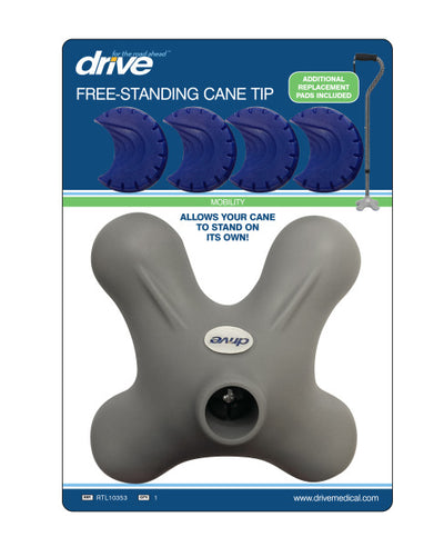 Freestanding Quad Cane Tip