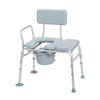 Combination Padded Transfer Bench/Commode