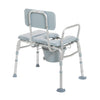 Combination Padded Transfer Bench/Commode