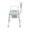 Combination Padded Transfer Bench/Commode