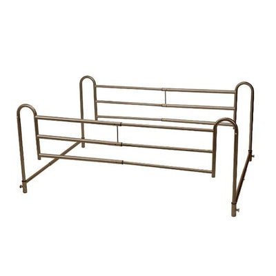 Tool-Free Adjustable Length Home-Style Bed Rail