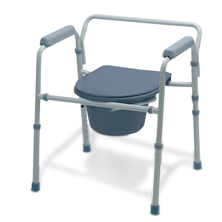 Folding 3-In-1 Commode