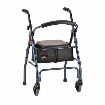 Rolling Walkers w/Weight-activated Brakes