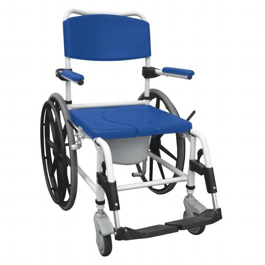 Aluminum Rehab Shower Commode Chair