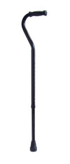 Aluminum Adjustable Bariatric Offset Cane, Black