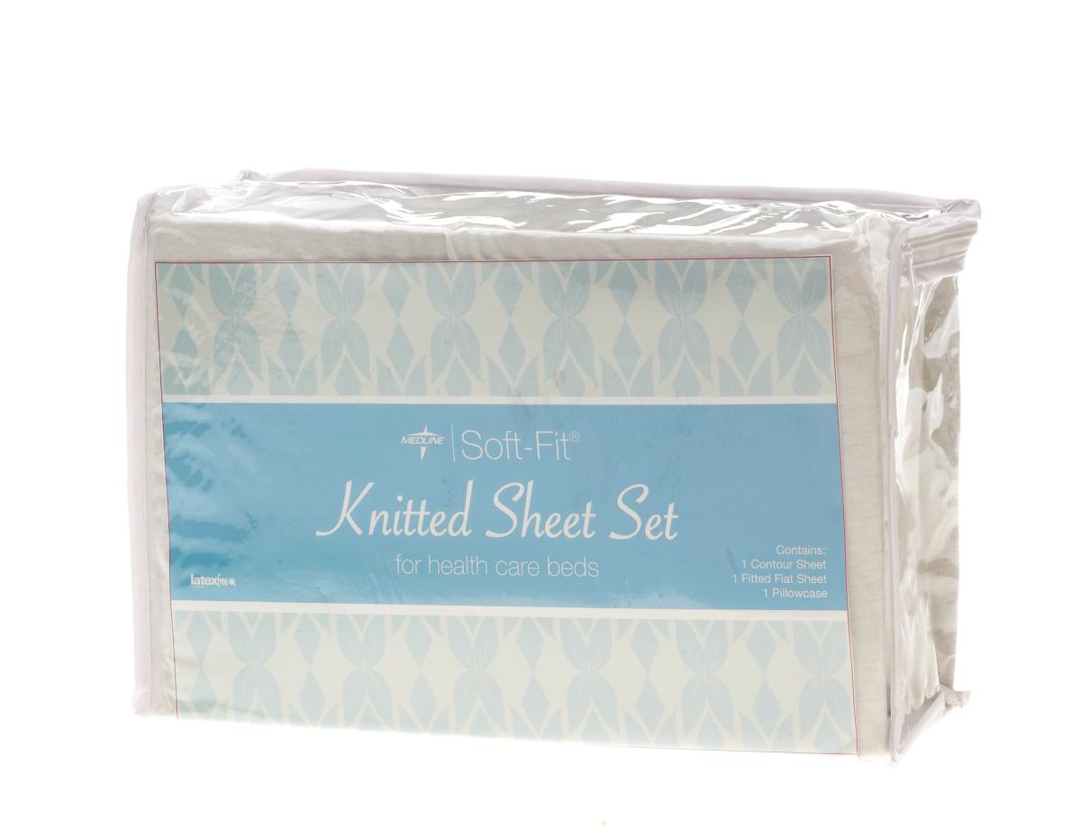 Soft-Fit Knitted Sheet Set