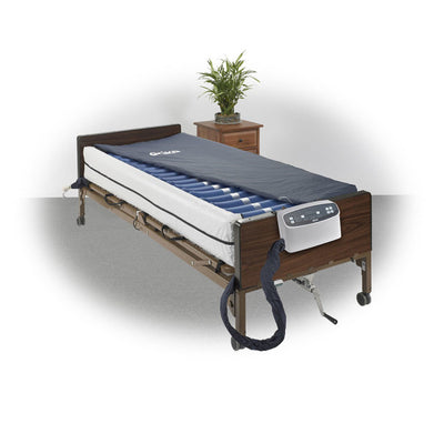 Med-Aire Plus 8" Alternating Pressure and Low Air Loss Mattress System with 10" Defined Perimeter