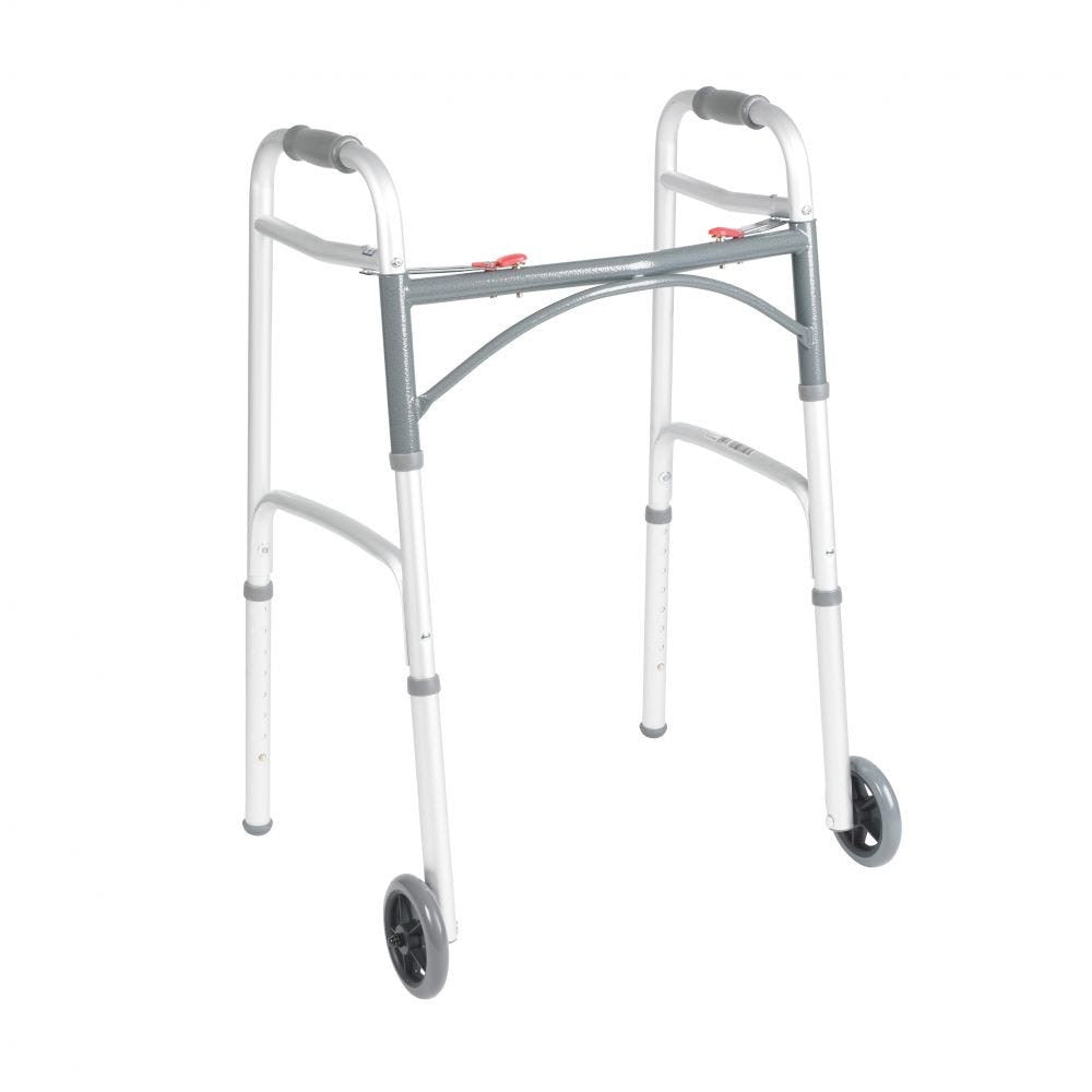 Drive Aluminum Walker w/ Wheels