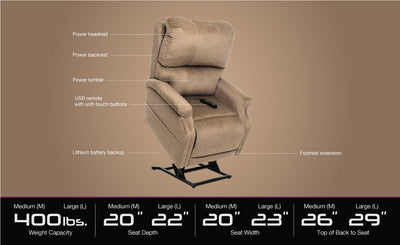 VivaLift! Escape Power Recliner